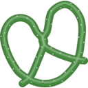 download Pretzel clipart image with 90 hue color