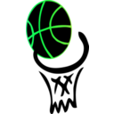 download Basketball clipart image with 90 hue color