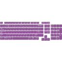 download Us English Keyboard Layout V0 1 clipart image with 270 hue color