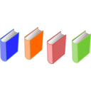 download Books Of 4 clipart image with 0 hue color