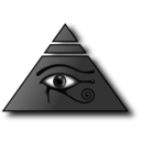 download Piramide Con El Ojo De Horus clipart image with 45 hue color