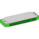 download Harmonica clipart image with 90 hue color