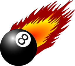 8ball With Flames