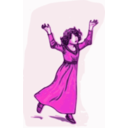 download Girl Illustration clipart image with 270 hue color