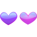 download Heart10 clipart image with 270 hue color