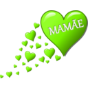 download Hearts For Mom clipart image with 90 hue color