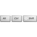 download Keys clipart image with 270 hue color