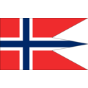 Norwegian State And War Flag