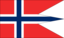 Norwegian State And War Flag