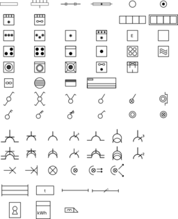 Domestic Electric Symbols Rgie Arei