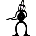 download Letter Human Left Turn clipart image with 270 hue color