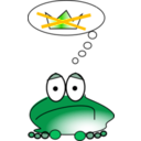 download Frog clipart image with 45 hue color