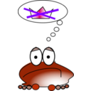 download Frog clipart image with 270 hue color