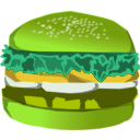 download Burger clipart image with 45 hue color