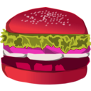 download Burger clipart image with 315 hue color