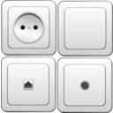 download Rozete clipart image with 225 hue color