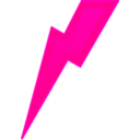 download Lightning clipart image with 270 hue color