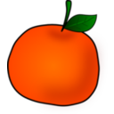 download Orange clipart image with 0 hue color