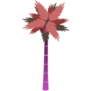 download Palm Tree clipart image with 270 hue color