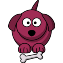 download Cartoon Dog clipart image with 315 hue color