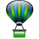 download Hot Air Balloon clipart image with 90 hue color