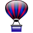 download Hot Air Balloon clipart image with 225 hue color