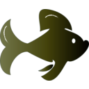 download Fish Icon clipart image with 225 hue color
