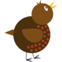 download Whimsical Robin clipart image with 0 hue color