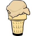 Fast Food Desserts Ice Cream Cone Single