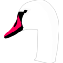 download Swan clipart image with 315 hue color