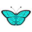 download Butterfly clipart image with 135 hue color