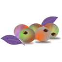 download Blueberry clipart image with 180 hue color
