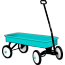 download Wagon clipart image with 180 hue color
