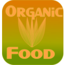 download Organic Food Label clipart image with 315 hue color