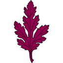 download Chrysanthemum Leaf clipart image with 180 hue color
