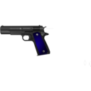 download Pistolet clipart image with 225 hue color