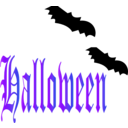 download Halloween Bat clipart image with 225 hue color