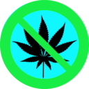 download No Cannabis clipart image with 135 hue color