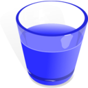 download Glass Cup clipart image with 180 hue color