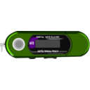 download Mp3 Player clipart image with 90 hue color