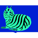 download Tiger Cat clipart image with 135 hue color