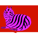 download Tiger Cat clipart image with 270 hue color