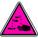 download Warning clipart image with 270 hue color