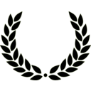 download Laurel Wreath clipart image with 315 hue color