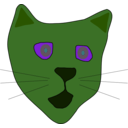download Cat2 clipart image with 90 hue color