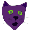 download Cat2 clipart image with 270 hue color