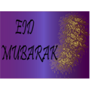 download Eid Mubarak clipart image with 45 hue color