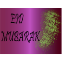 download Eid Mubarak clipart image with 90 hue color