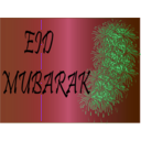 download Eid Mubarak clipart image with 135 hue color