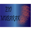 download Eid Mubarak clipart image with 0 hue color